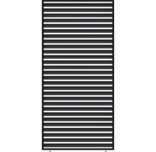 Blickdichtes Zaunelement mit horizontalen Lamellen