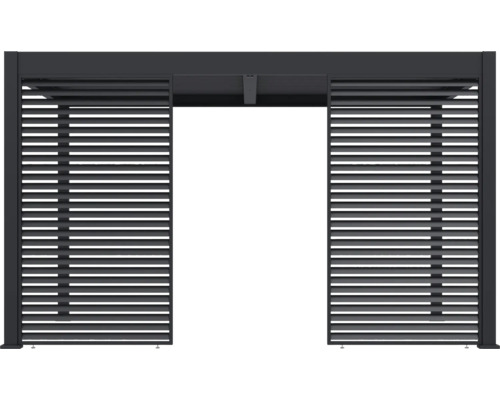 Lamellenzaun aus Aluminium für den Garten