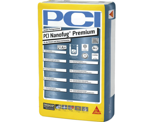 PCI Nanofug Premium variabler Flexfugenmörtel für Fliesen und Naturwerksteine in einer 15 Kilogramm Verpackung