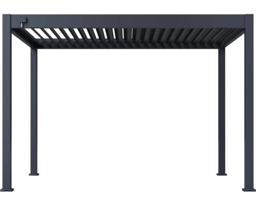 Pergola aus Aluminium mit Lamellendach für den Garten
