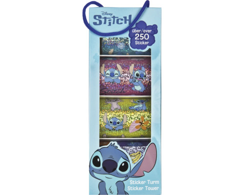 Disney Stitch Sticker Turm mit über 250 Aufklebern
