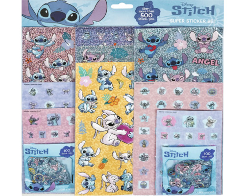 Disney Stitch Super Sticker Set mit mehr als 500 Aufklebern