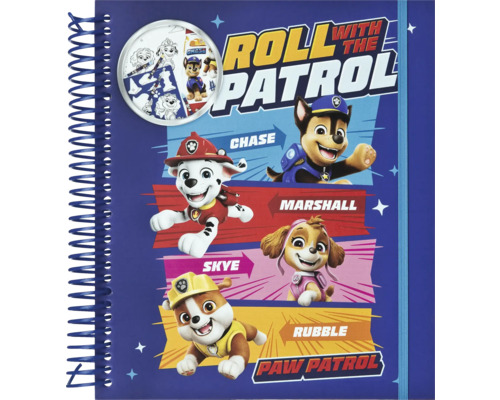 Spiralblock mit Paw Patrol Motiven