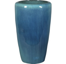 Blauer Pflanztopf aus Keramik
