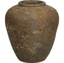 Dekorative bauchige Blumenvase aus Keramik