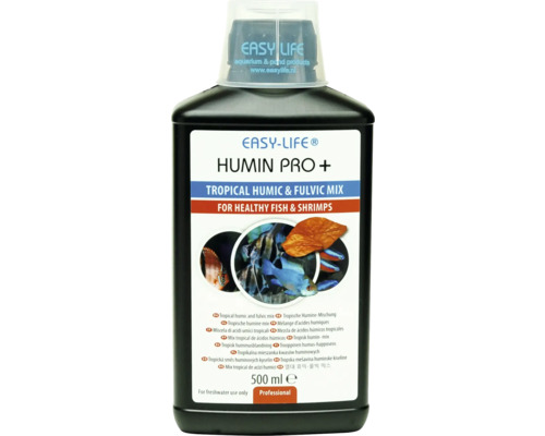 Easy-Life Humin Pro+ Flasche mit tropischer Huminsäure- und Fulvinsäuremischung für gesunde Fische und Garnelen, 500 ml