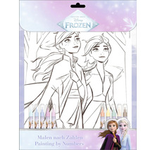 Disney Frozen Malen nach Zahlen Set mit Figuren Anna und Elsa