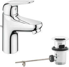 Waschtischarmatur mit Ablaufgarnitur