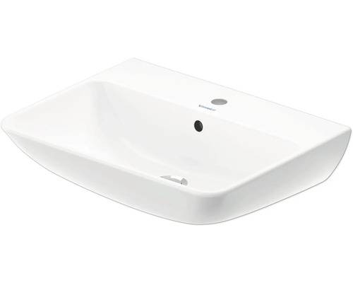 DURAVIT Waschtisch ME by Starck 60 x 46 cm weiß glänzend 2335600000 Keramikwaschbecken mit Hahnloch und Überlauf