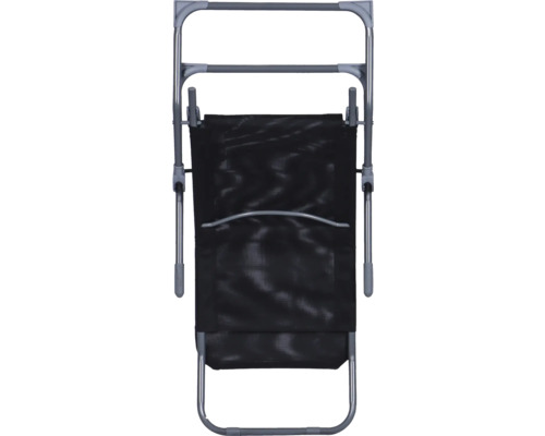 Klappbarer Badeliegestuhl mit Stahlrahmen und Stoffbezug