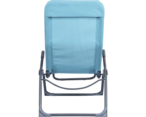 Gartensessel mit Textilbezug und Metallgestell