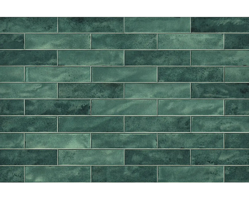 Rechteckige Wandfliesen im Verband verlegt