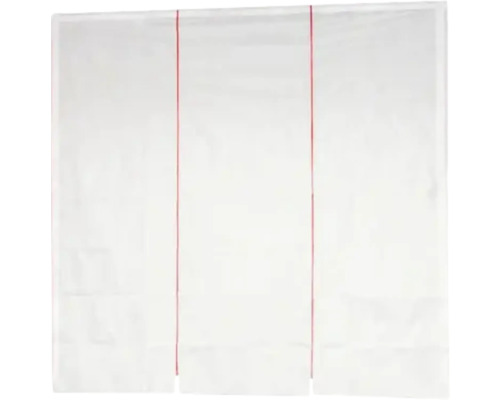 Weiße Verdunkelungsrollo mit Zugschnüren