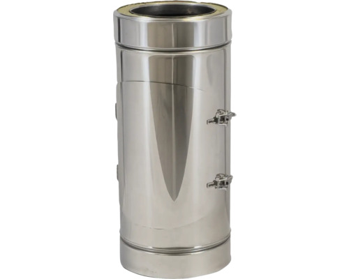 Edelstahlschornstein mit Reinigungsöffnung