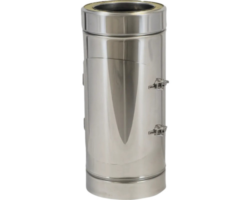 Edelstahlschornsteinrohr mit Reinigungsöffnung