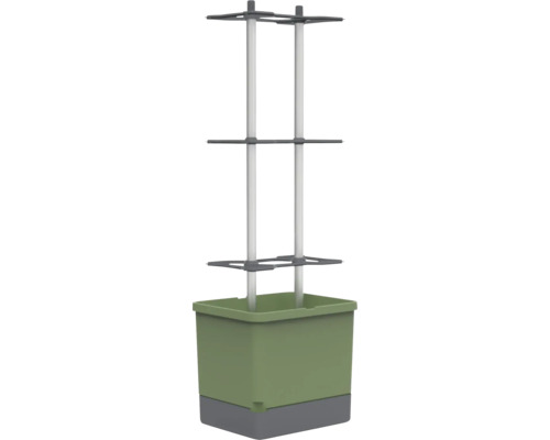 Pflanzkasten mit Rankhilfe für den Garten