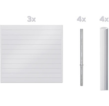 Zaunelement mit Zaunpfosten