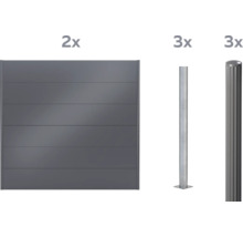 Zaunfeld mit Zaunpfosten