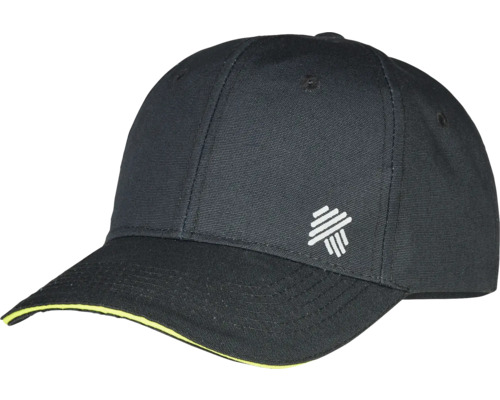 Schwarze Baseballkappe mit Logo