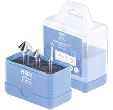 Pferd Kegelsenker Set C 90 Grad HSSE Co5 im blauen Kasten