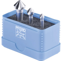 PFERD Kegelsenker Set in blauer Box