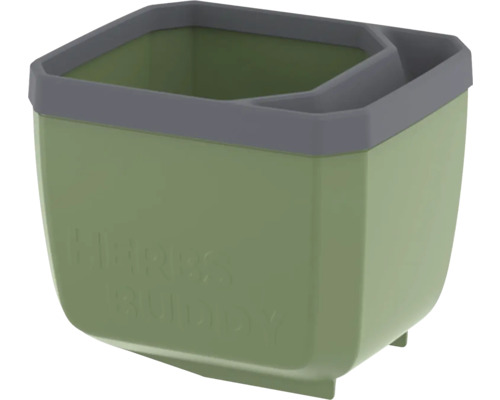 Kunststoff-Pflanzgefäß mit erhöhtem Einsatz