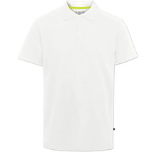 Weißes Poloshirt mit kurzen Ärmeln