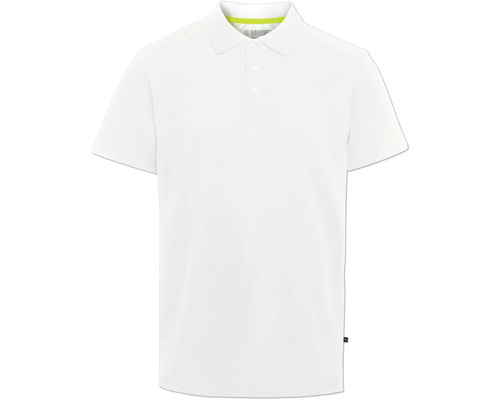 Weißes Poloshirt mit kurzen Ärmeln