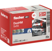Fischer DuoHM 5x55 Dübel, 20er-Packung