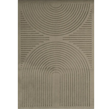 Teppich mit geometrischem Reliefmuster
