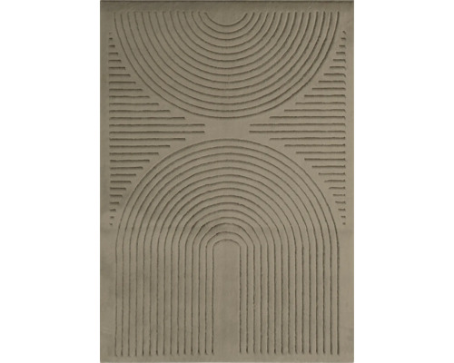Teppich mit geometrischem Reliefmuster