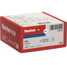 Fischer HM 4x32 S Metalldübel, 45er Packung