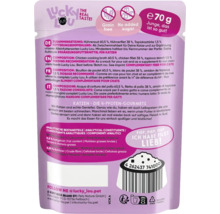 Lucky Lou Katzenfutter, Sorte Filet, 70 Gramm, getreidefrei, ohne Zuckerzusatz