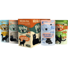 Lucky Lou Katzenfutter im Mixpack und Einzelverpackungen