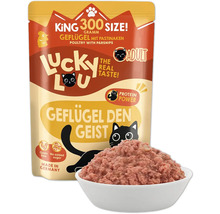 Lucky Lou Katzenfutter Geflügel mit Pastinaken, 300 Gramm