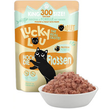 Lucky Lou Katzenfutter Geflügel und Forelle mit Birnen, 300 Gramm