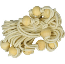 Rolle aus Juteseil mit Holzkugeln