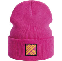 Gestrickte Mütze mit Logo-Patch