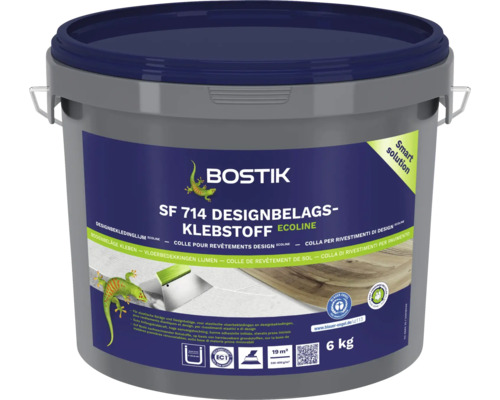Bostik SF 714 Designbelagsklebstoff im Eimer, geeignet für Bodenbeläge