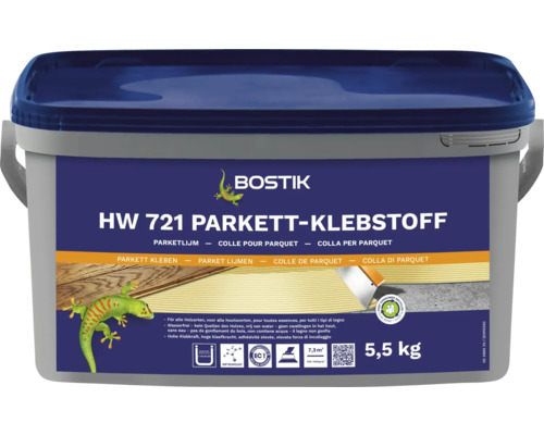 Bostik HW 721 Parkettklebstoff Eimer 5,5 Kilogramm