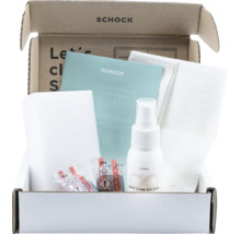 Schock Reinigungs- und Pflegeset in geöffneter Verpackung