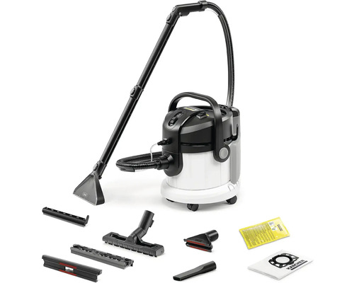 Kärcher Waschsauger mit Zubehör für Teppichreinigung