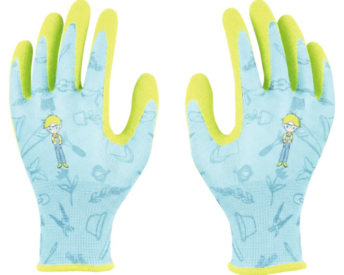 Zwei Gartenhandschuhe mit Motiv