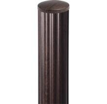 Gardinenstange aus Holz mit geriffelter Oberfläche