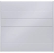 Garagentor mit horizontaler Paneelstruktur