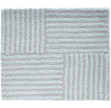 Quadratischer Teppich mit Streifenmuster