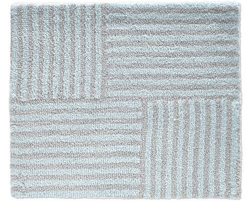 Quadratischer Teppich mit Streifenmuster