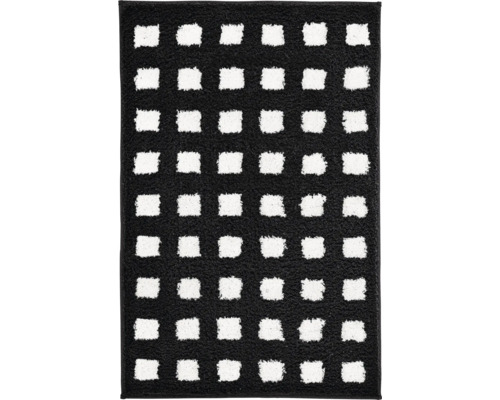 Quadratischer Teppich mit Punktmuster