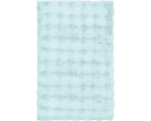 Rechteckiger Teppich mit flauschiger Textur