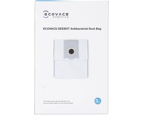 ECOVACS DEEBOT Antibakterieller Staubbeutel, 3 Stück